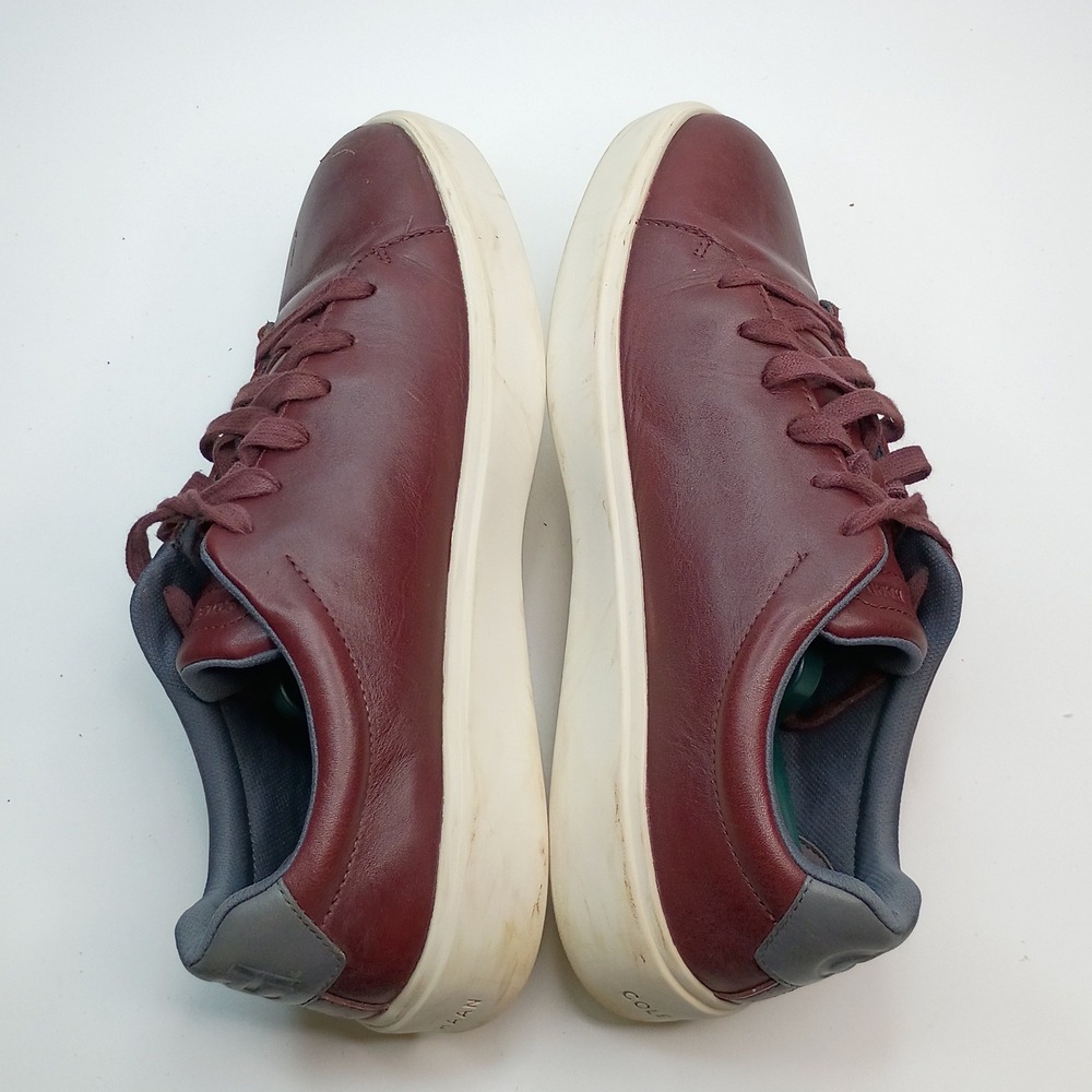 Cole Haan Grand Crosscourt II Mens Burgundy Leather Sneakers C27494 Size 9.5 M - Picture 6 of 11